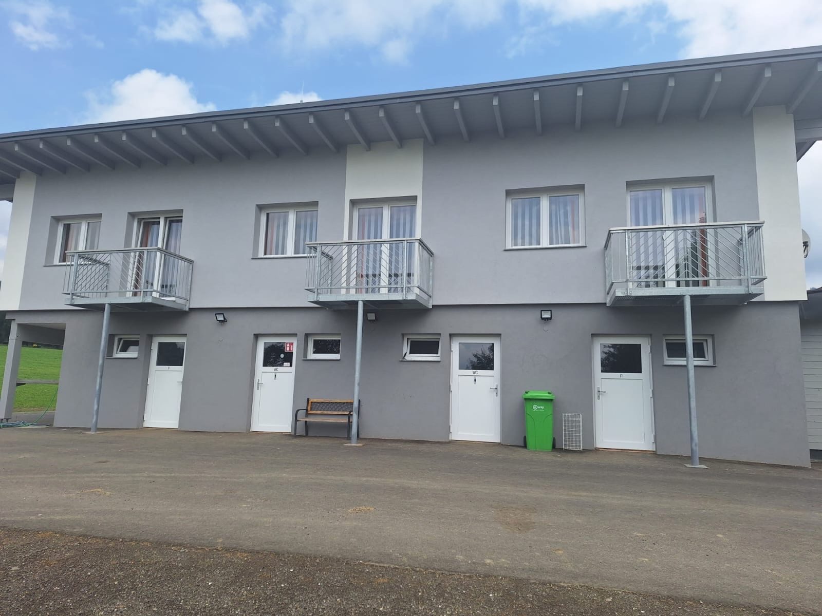 Gebäude der Apartments in Spielberg